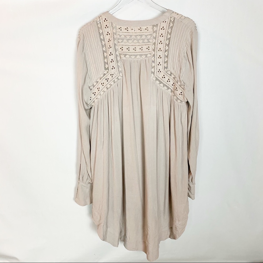 FREE PEOPLE | Courtney’s Victorian Shirt Dress - Picture 7 of 8